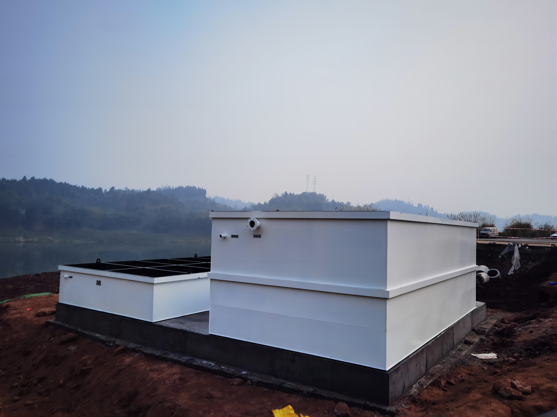 廣安港污水處理設備+一體化隔油提升設備